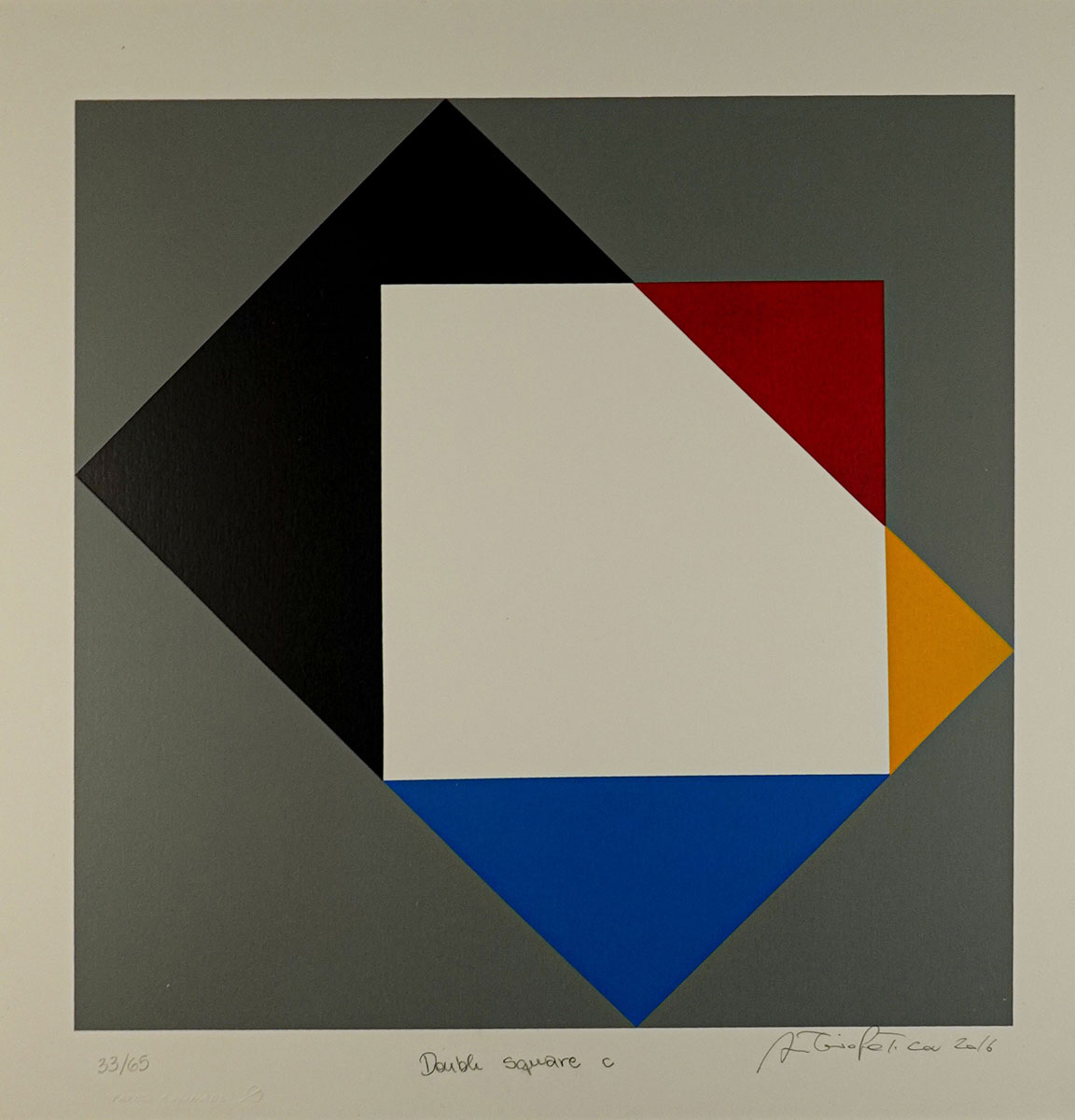 Antonio Peticov - Quadrado duplo