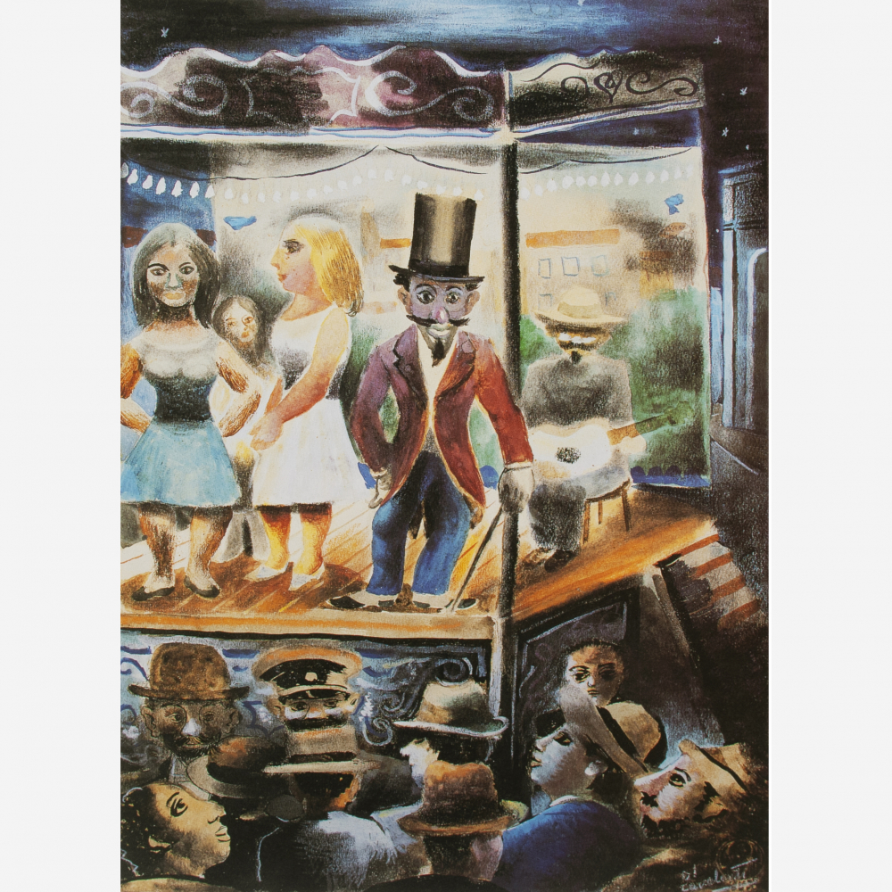 Emiliano di Cavalcanti - Teatro Mambembe, ( C. 1930 )