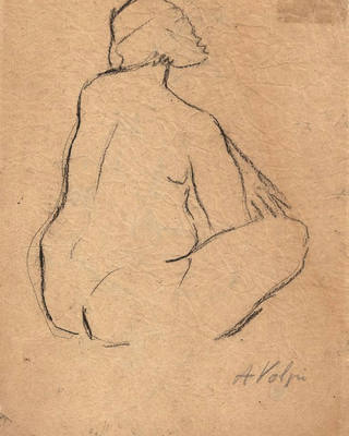 Alfredo Volpi - Figura Feminina