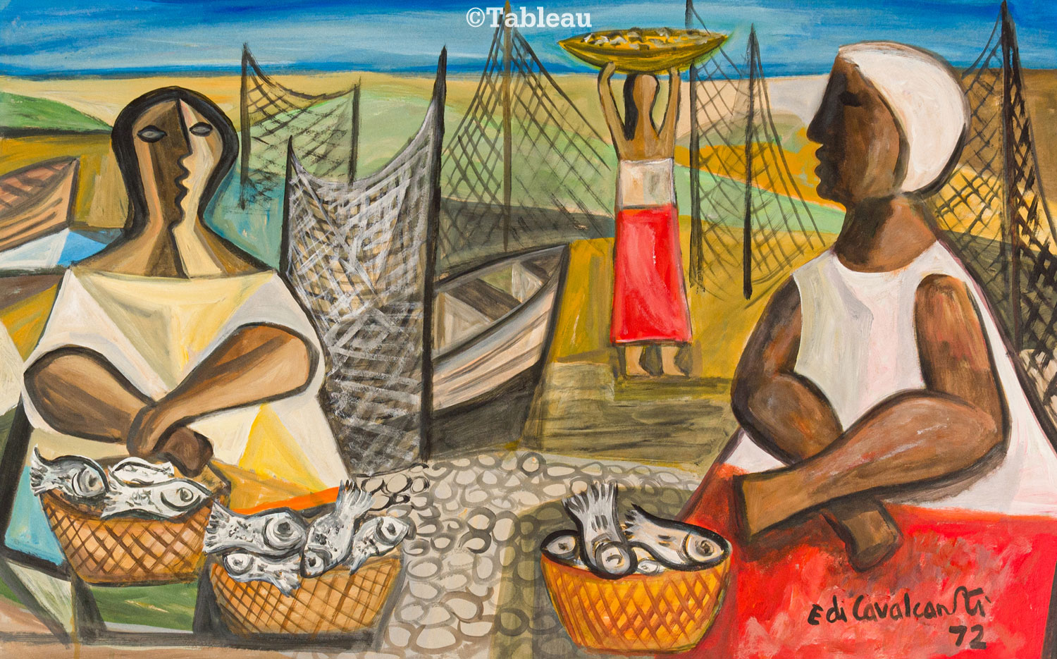 Emiliano di Cavalcanti - Vendedoras de peixes