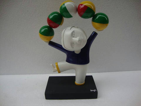 Equilibrista azul