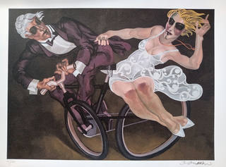 Juarez Machado - Série Casal na bicicleta