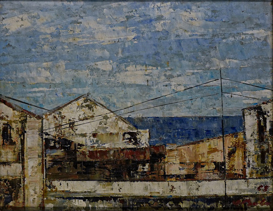 Casas, mar e céu