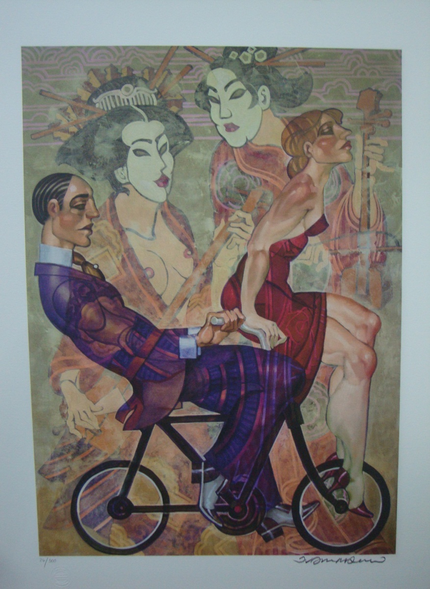 Passeio de bicicleta