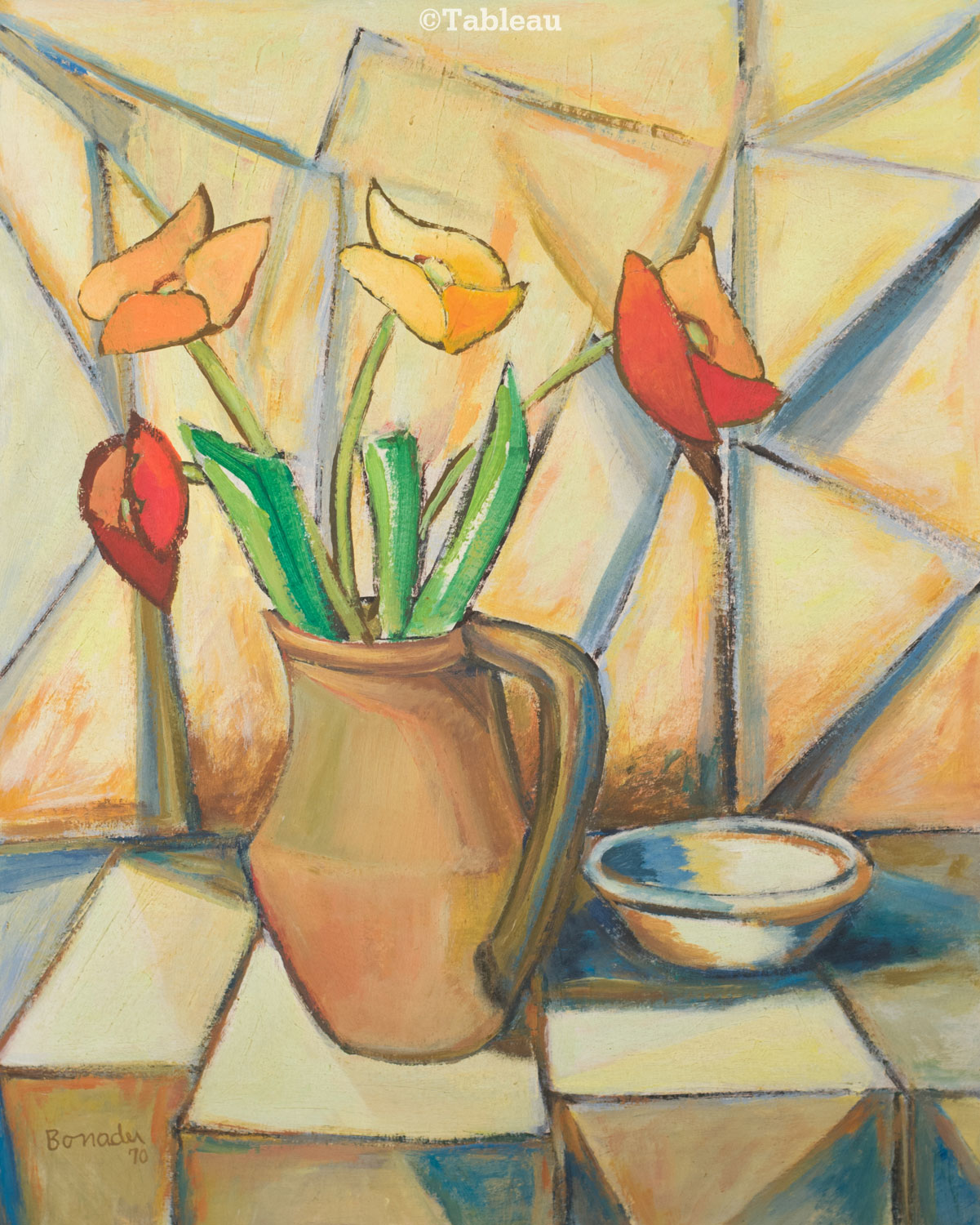 Aldo Bonadei - Flores