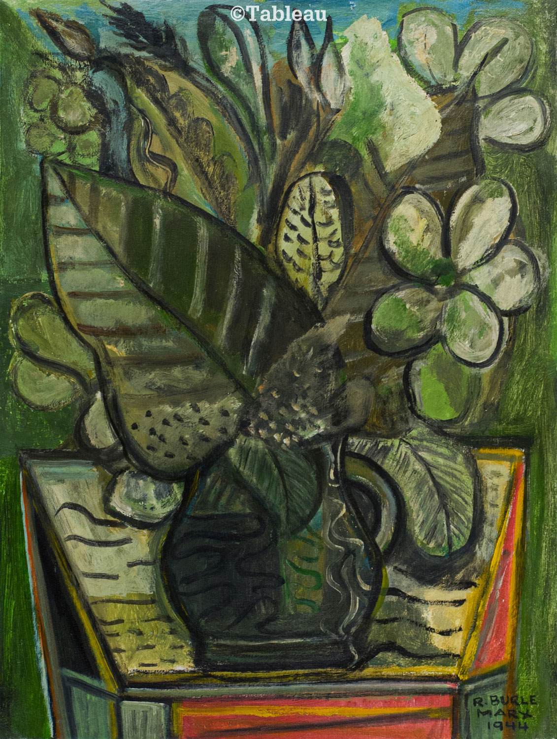 Roberto Burle Marx - Jarro com plantas