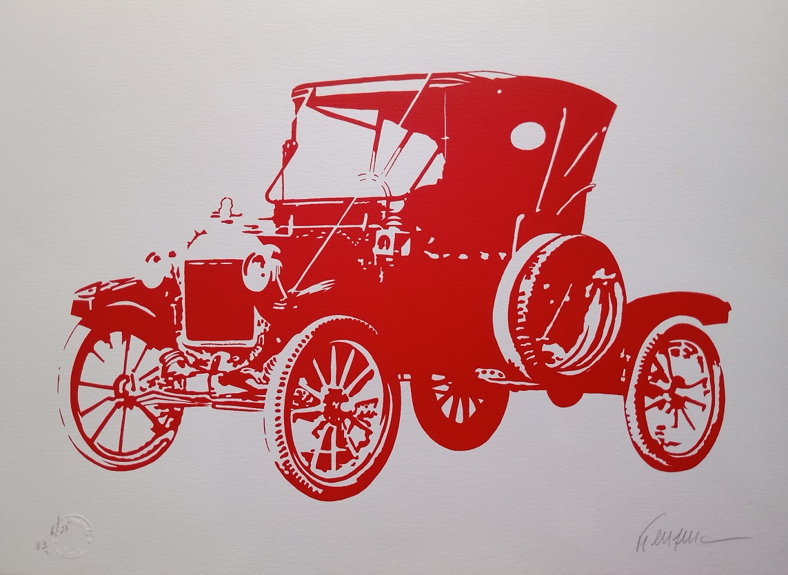 Carro Antigo vermelho
