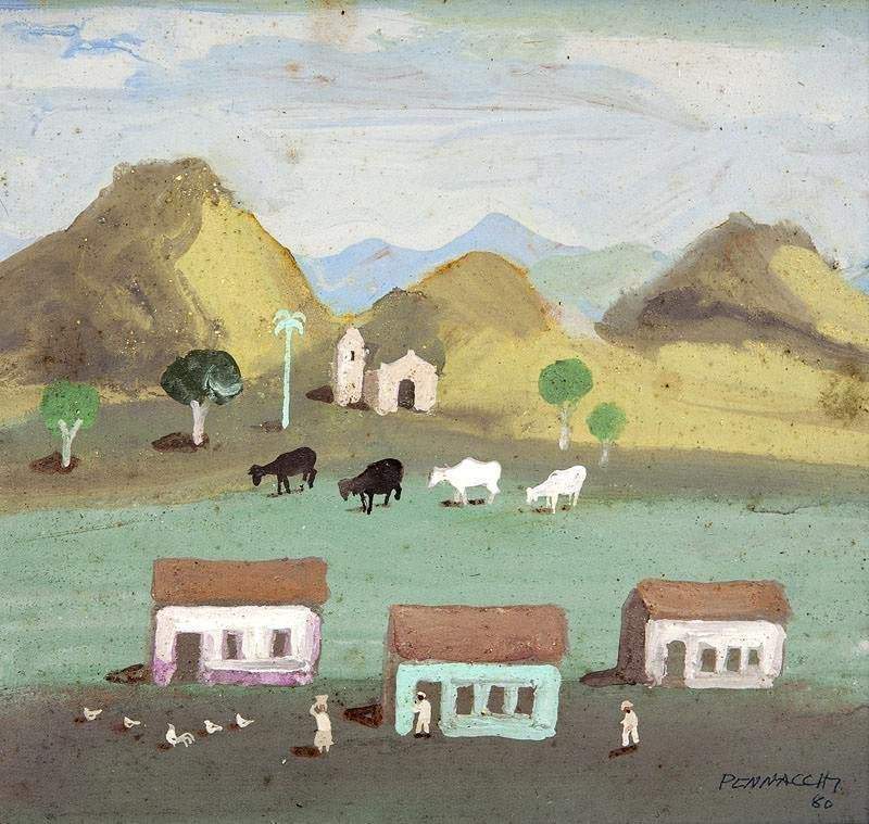 Aldeia com Bois