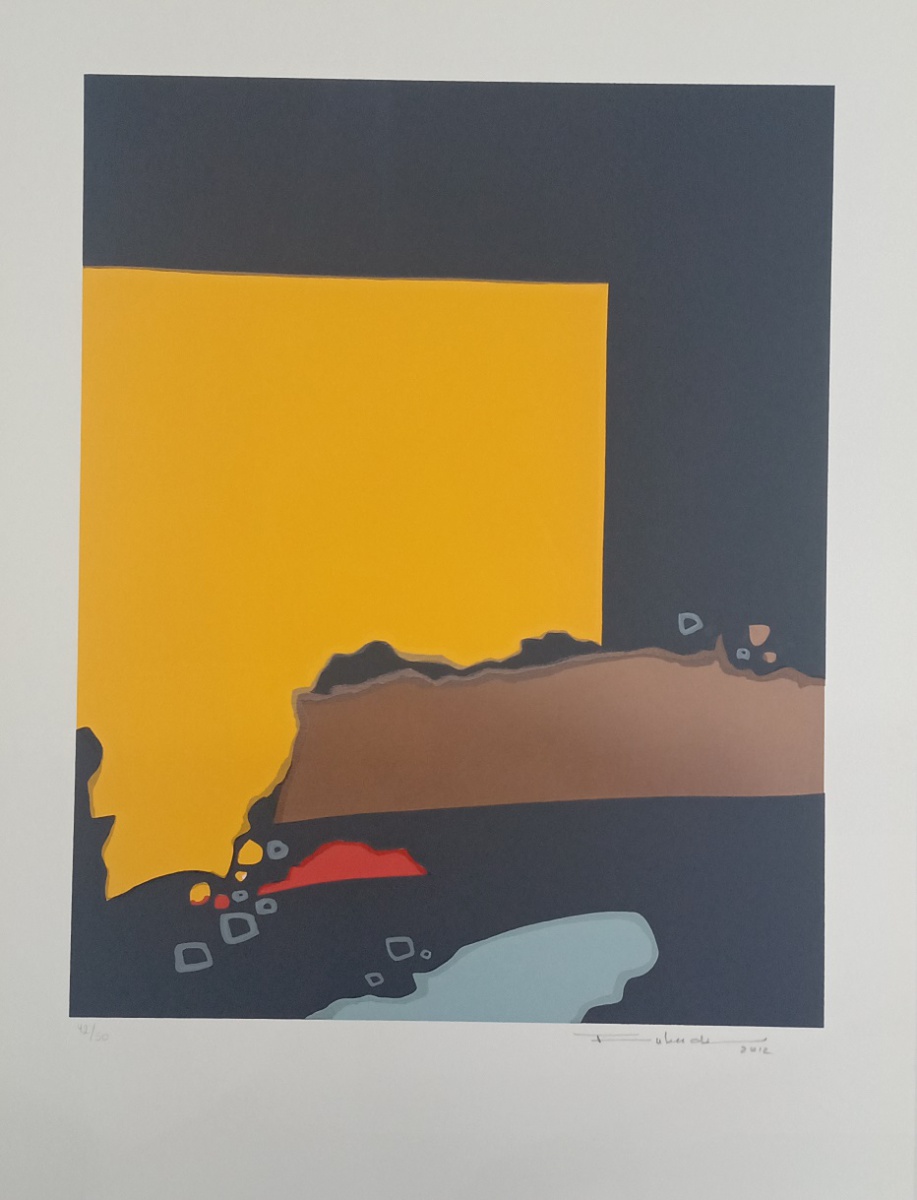 Kenji Fukuda - Abstrato Amarelo