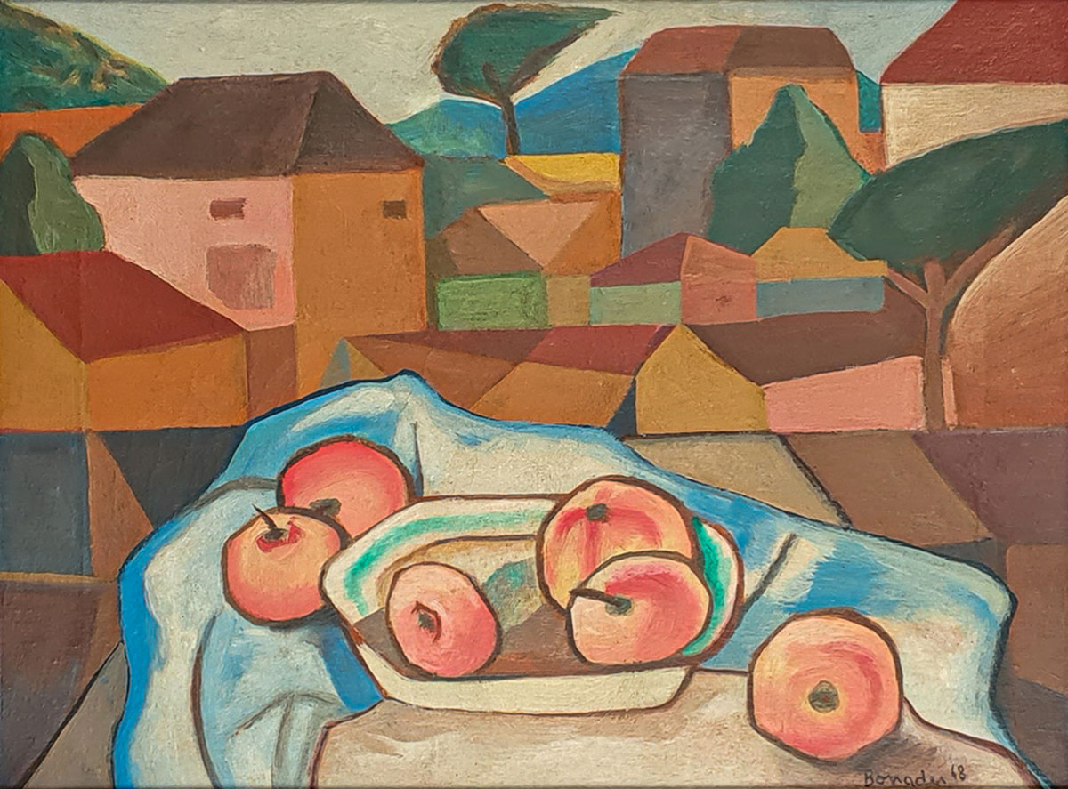 Aldo Bonadei - Frutas na janela