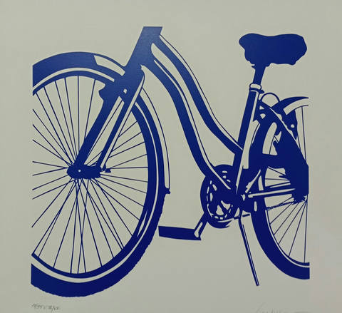 Bicicleta Azul