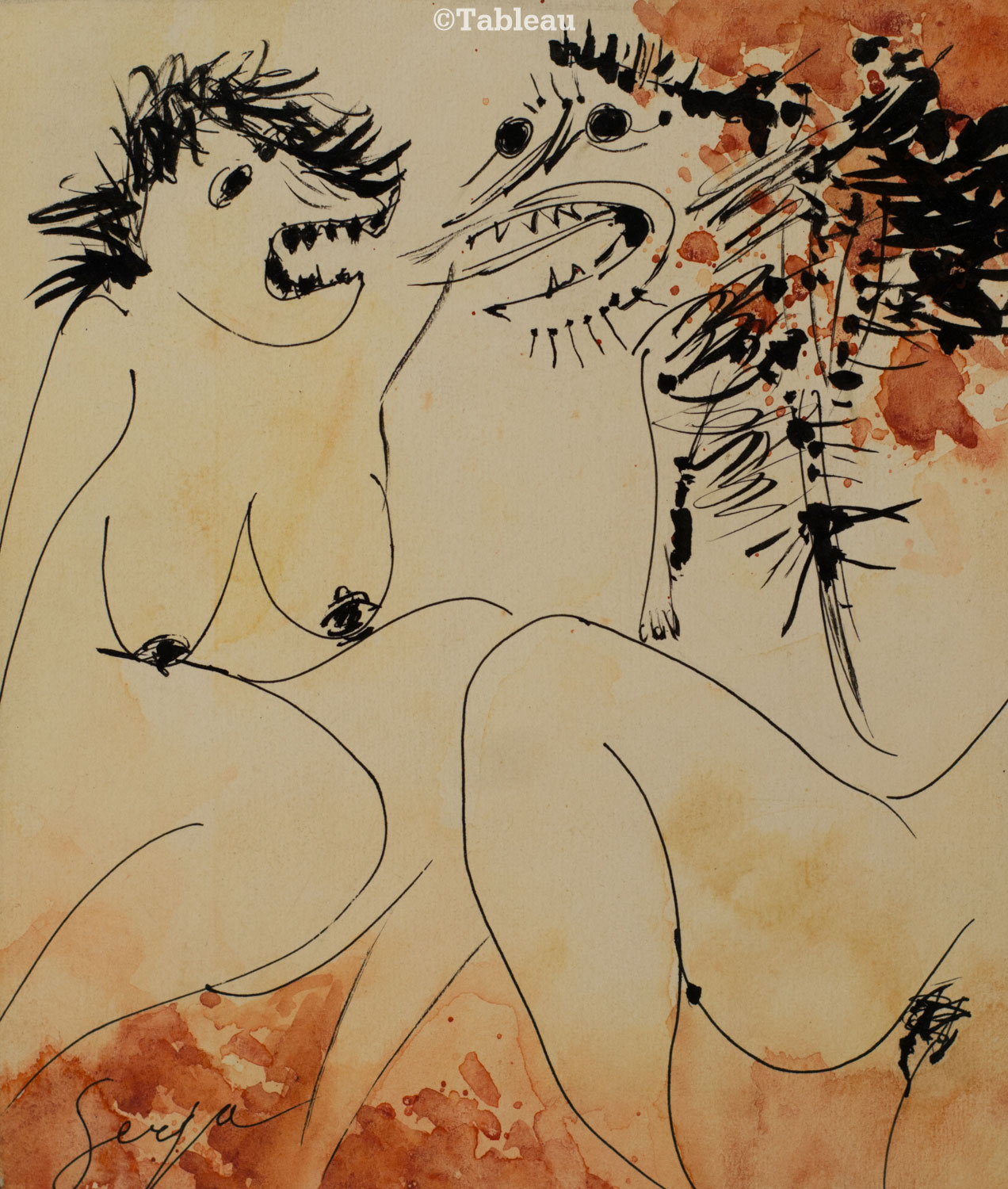Ivan Serpa - Série mulher e bicho