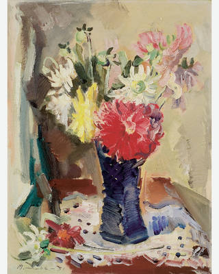 Manabu Mabe - Jarro com Flores