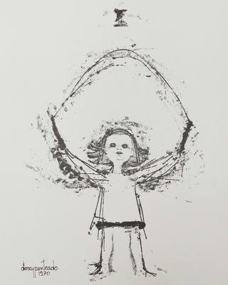 Darcy Penteado - Menina jogando