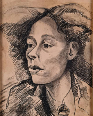 Alfredo Volpi - Retrato de mulher