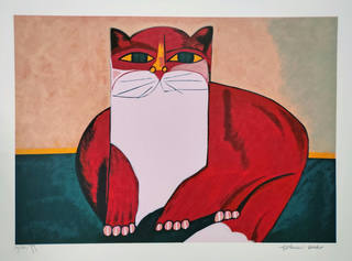 Aldemir Martins - Gato Vermelho