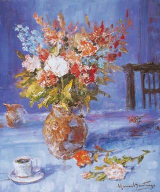 Manoel Santiago - Jarro com Flores