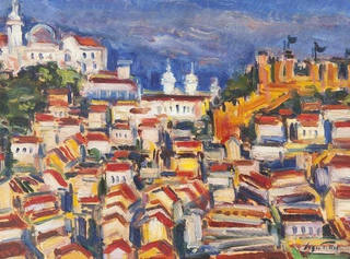 Sérgio Telles - Vista do Jardim em Lisboa