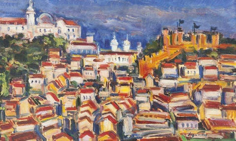 Vista do Jardim em Lisboa