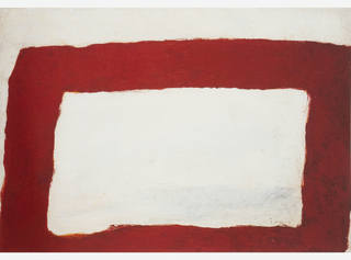 Tomie Ohtake - Vermelho sobre Fundo Branco
