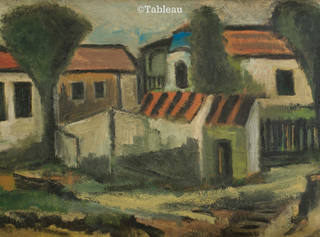 Aldo Bonadei - Paisagem
