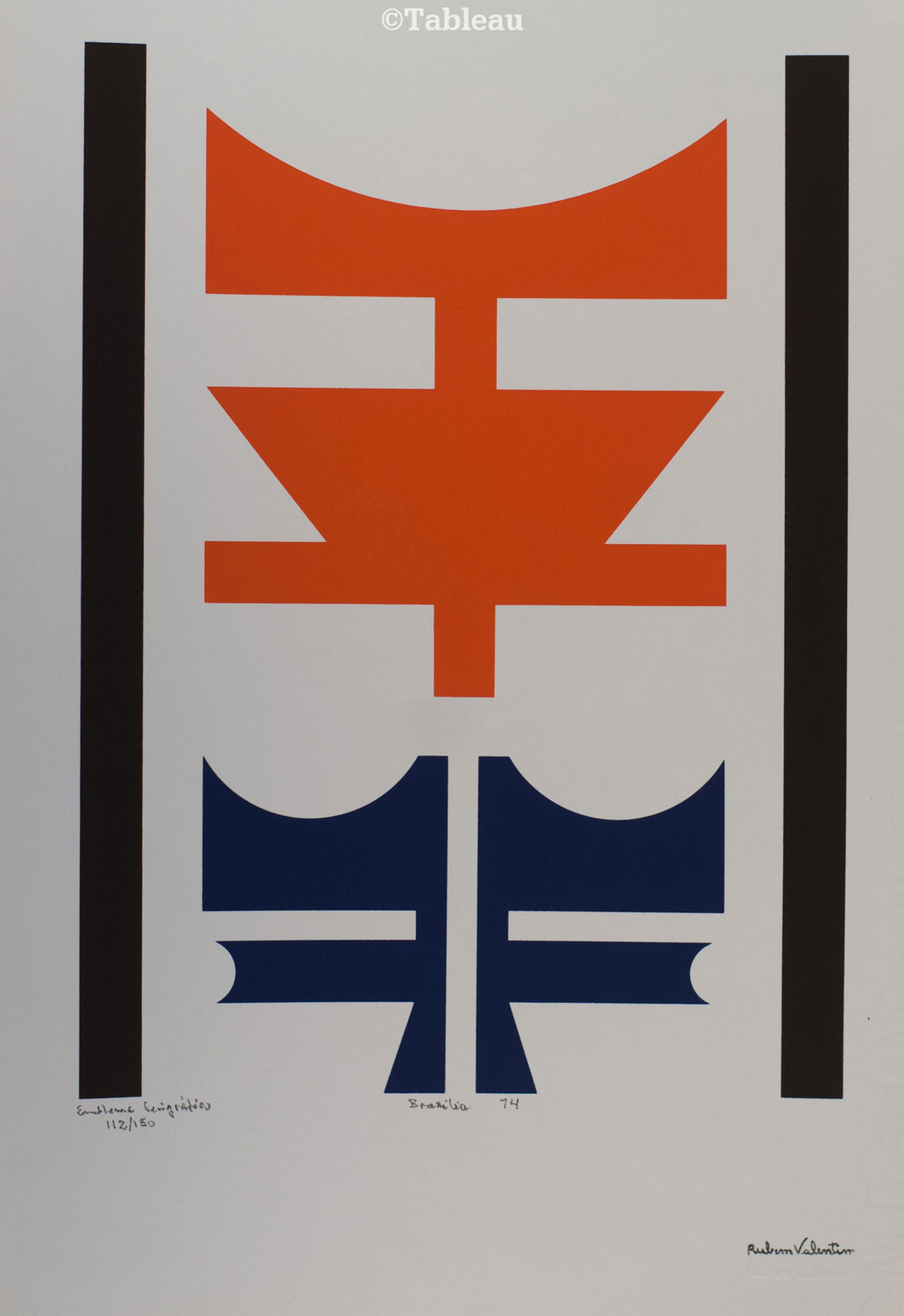 Rubem Valentim - Emblema serigráfico