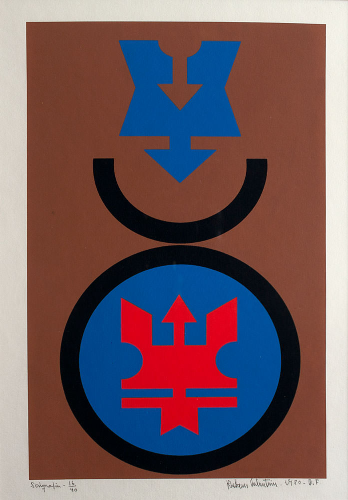 Emblema Azul e Marrom
