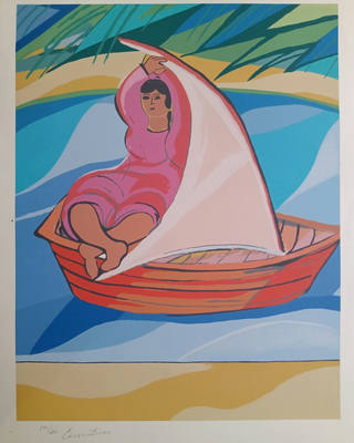 Cícero Dias - Mulher no barco
