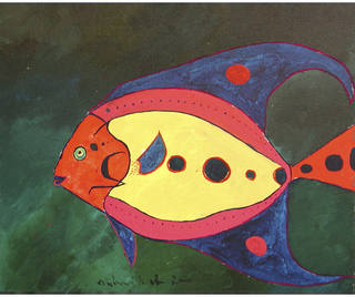 Aldemir Martins - Peixe colorido