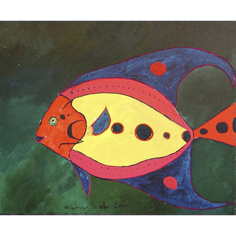 Peixe colorido