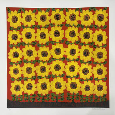 Girassóis (Vermelho)