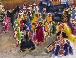 Sérgio Telles - Peregrinos em Benaris, Índia