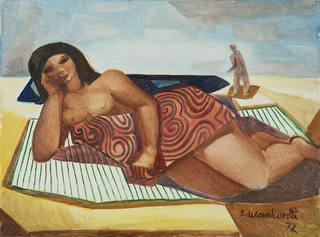Emiliano di Cavalcanti - Mulata na Praia