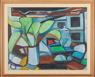 Aldo Bonadei - Vaso com flores