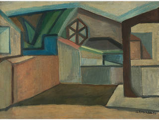Aldo Bonadei - Paisagem urbana