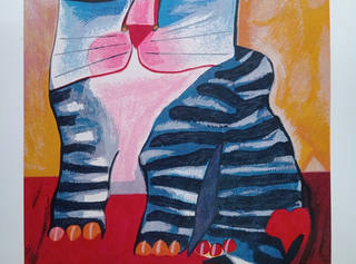 Aldemir Martins - gato Listrado