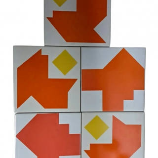 Athos Bulcão - Conjunto de 5 azulejos modernistas