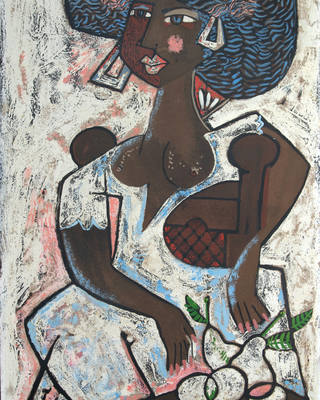 Jesús Fuertes - Mulata Sentada