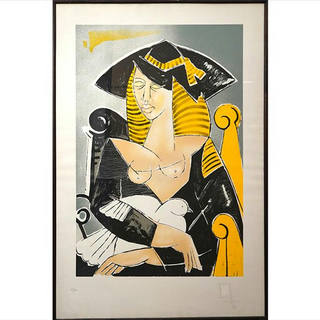 Jesús Fuertes - Figura Femina e Pássaro