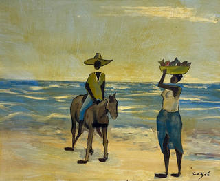 Carybé - Marinha com Pescadores
