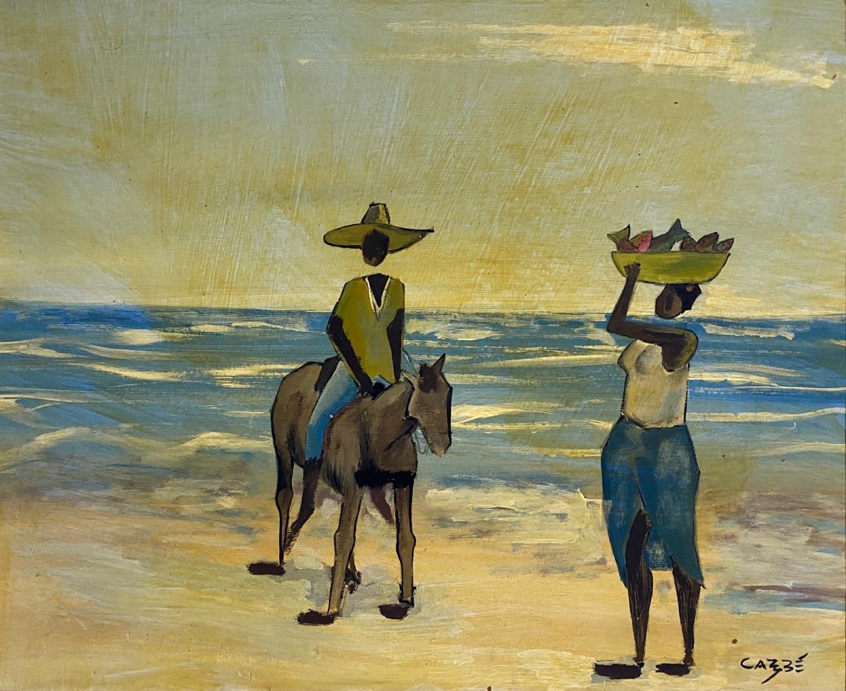 Carybé - Marinha com Pescadores