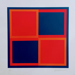 Kleber Ventura - Quadros vermelho e azul
