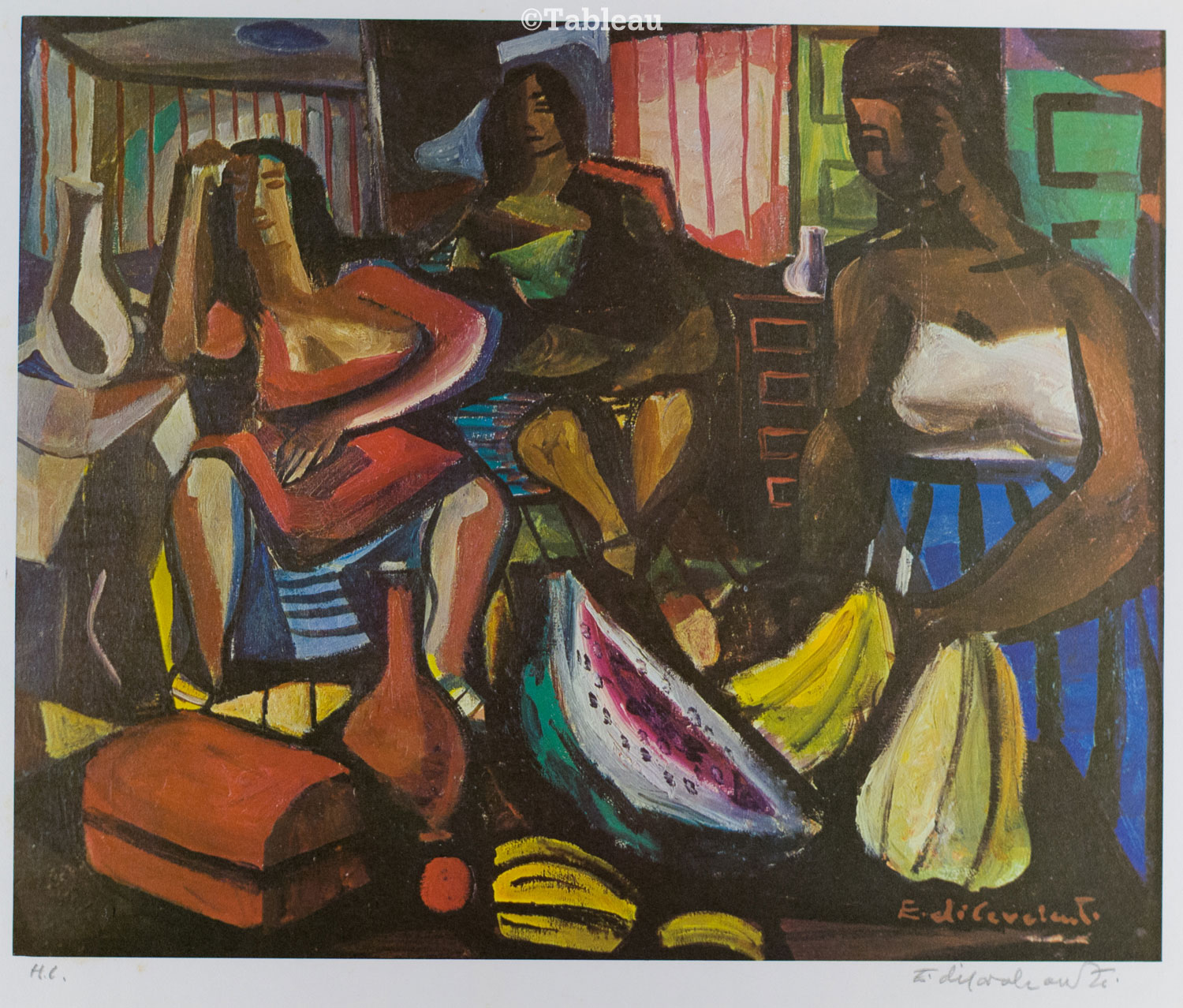 Emiliano di Cavalcanti - Mulatas