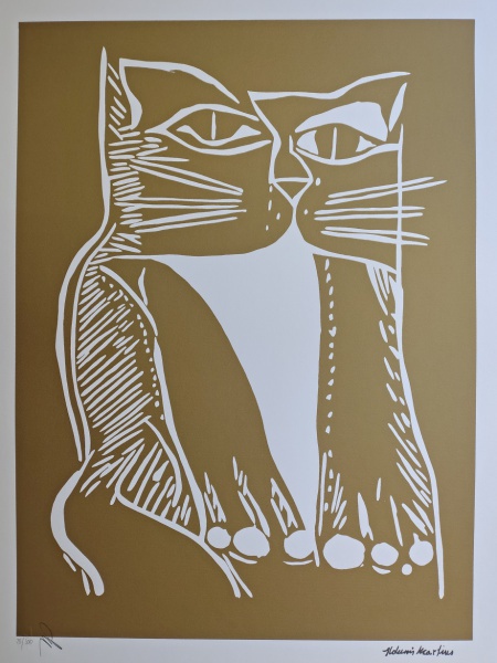 Aldemir Martins - Gato Verde