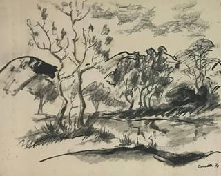 Aldo Bonadei - Paisagem