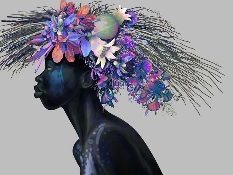 Nato Gomes - Menino com Flores XXI