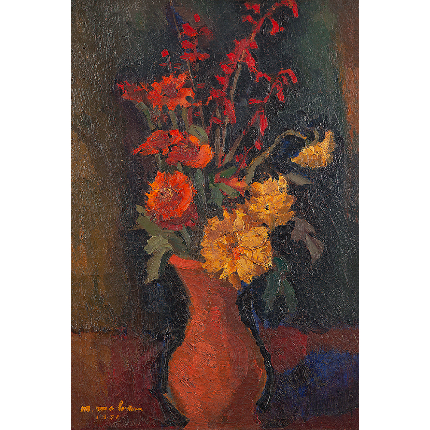 Manabu Mabe - Vaso de flores