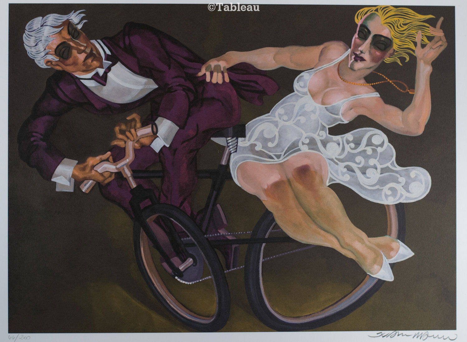 Juarez Machado - Casal em bicicleta
