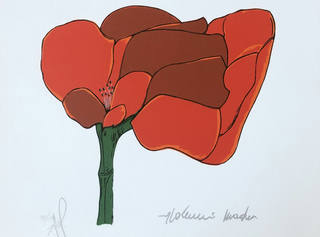Aldemir Martins - Flor Vermelha