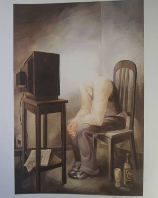 Juarez Machado - Homem assistindo